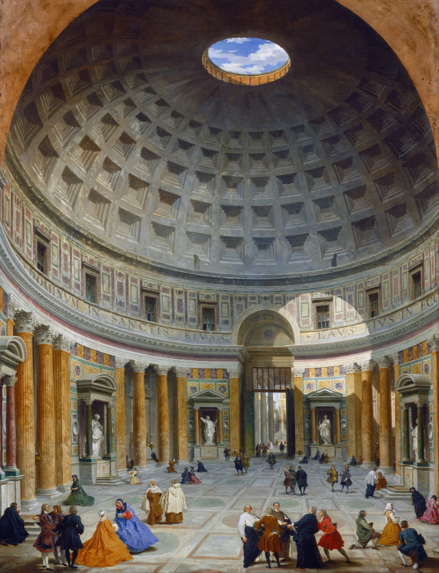 Giovanni Paolo Panini's painting of the Pantheon in Rome